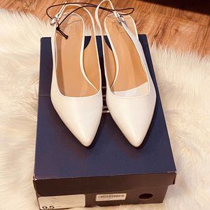 GAP Kitten Slingback 9.5/ White